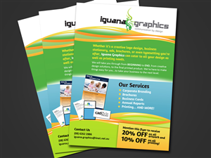 Small Graphic design business needs a marketing flyer | Flyer Design by Designermilk