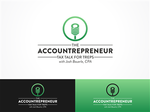 The Accountrepreneur.  Tax Talk for Treps.  W/ Josh Bauerle, CPA | Podcast Design by Undo