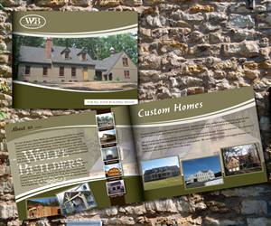 Wolfe Builders Brochure  | Brochure Design by TedAtkinson