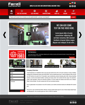 International Machinery Company - Enhance our webpage  | Web Design by webwinner