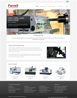 International Machinery Company - Enhance our webpage  | Web Design by OM