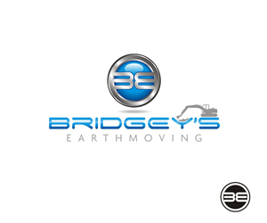 BRIDGEY'S ( larger) with EARTHMOVING underneath & smaller  | Logo Design by ElectricBill