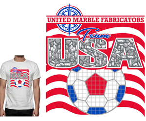 T-shirt Design by piersols for United Marble Fabricators | Design #3944953