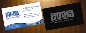 Business Card Design by harmi_199 for HBS Resources | Design #3931845