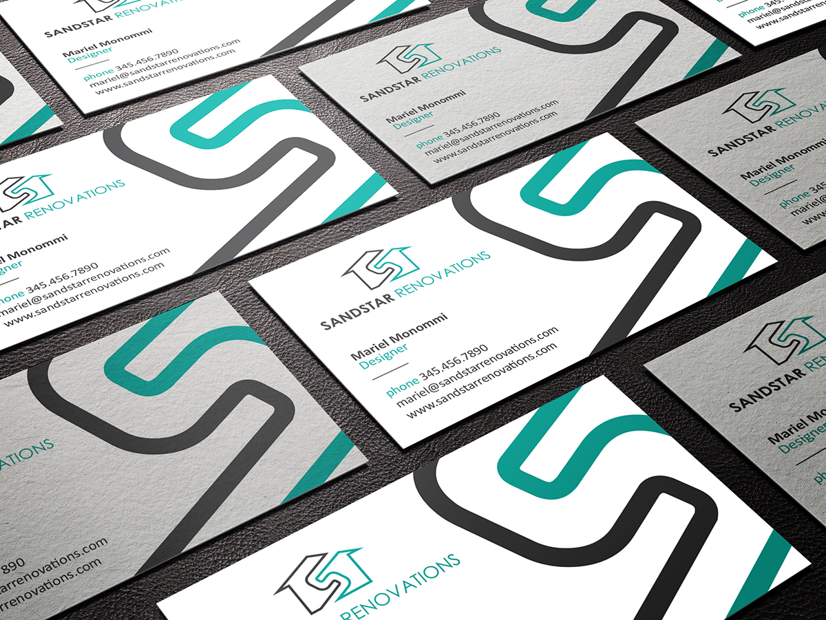 Business Card Design by pecas for Sandstar Renovations | Design #3958270