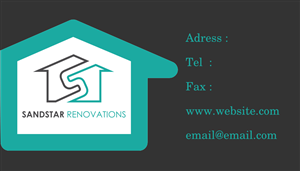 Business Card Design by barbaros for Sandstar Renovations | Design #3944292