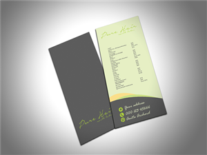 business card and flyer/pricelist | Flyer Design by Cyanide Design