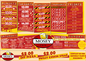 Flyer Design by SFD  for Mosey Inn | Design #4105885