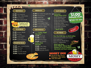 Flyer Design by mrlee.dz90 for Mosey Inn | Design #4090152