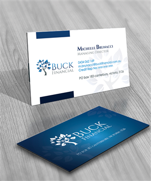 Business Card Design by Sing Wei for Buck Financial Group | Design #4130620