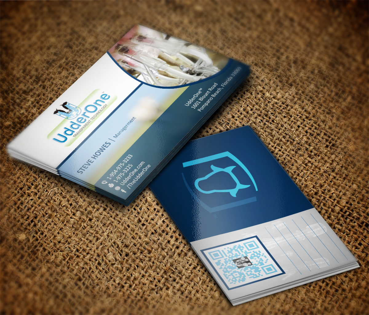 Business Card Design by MT for UdderOne | Design #4082625