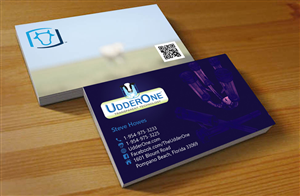 UdderOne™ biz card/stationary head | Business Card Design by Hardcore Design