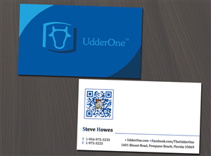 Business Card Design by Rena S. for UdderOne | Design #4086197