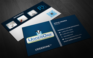 UdderOne™ biz card/stationary head | Business Card Design by Pointless Pixels India