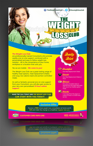 Weight Loss Flyer | Flyer Design by lookedaeng