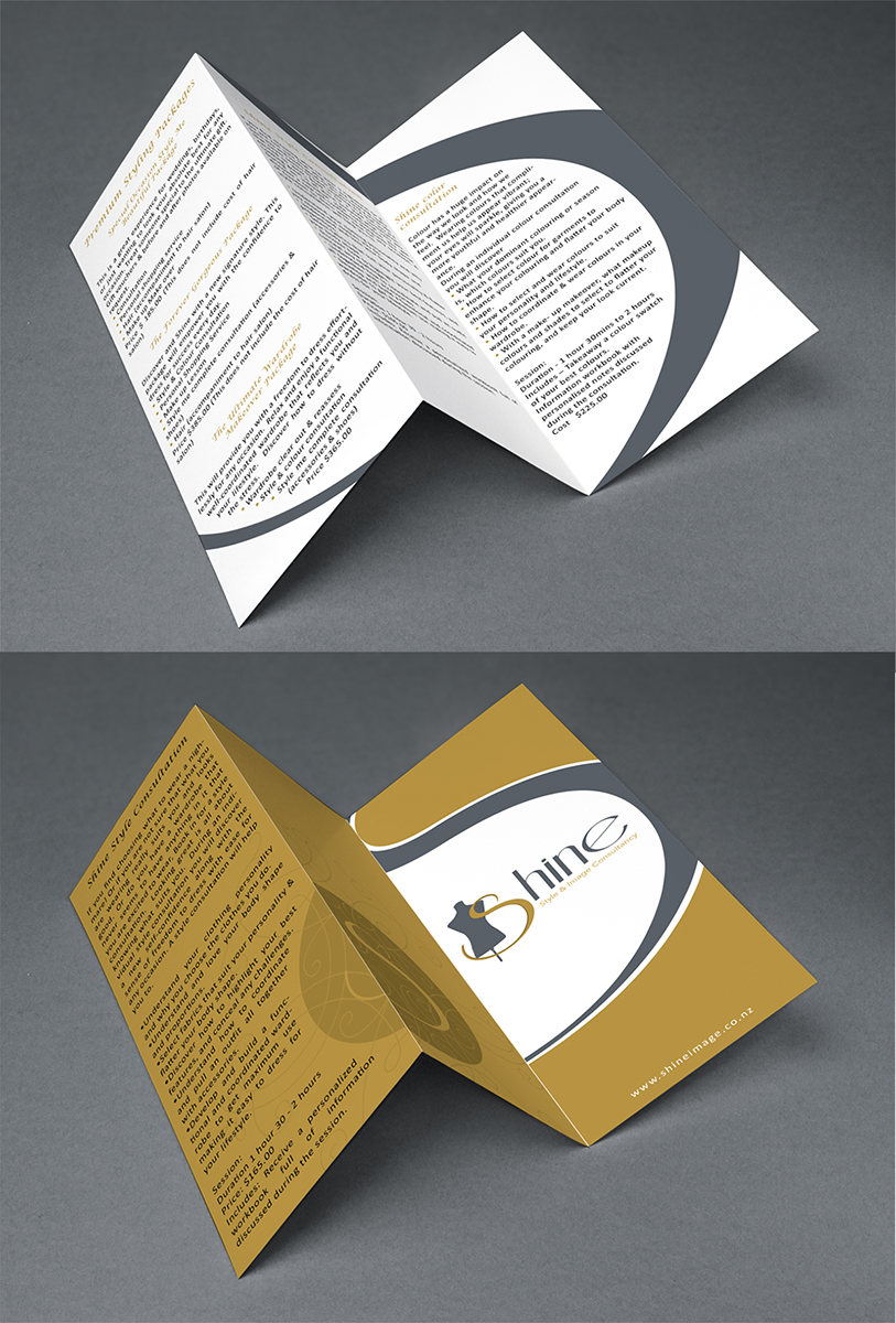 Brochure Design by MT for Shine | Design #4102685