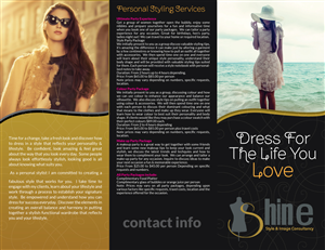 Shine Style & Image Consultancy | Brochure Design by JCR