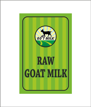 Goats Milk Nutritional Label | Etikett-Design von LogoShop