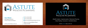 Financial Planning Business needs a business card design | Business Card Design by Sbss