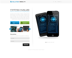 Design a upcoming mobile game webpage  | Web Design by Da Miracle