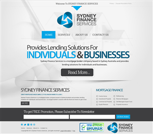 Web Design (Coded) and Project - Finance Company | Web-Design von TechWise