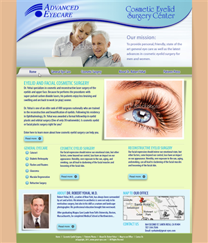 Advanced Cataract Surgery and Cosmetic Eyelid Surgery | Web Design by ganz abecia