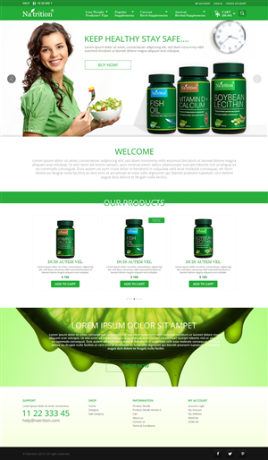 Web Design by A.D.S for USA HPSON Pharmaceuticals Group LTD. | Design #4586648