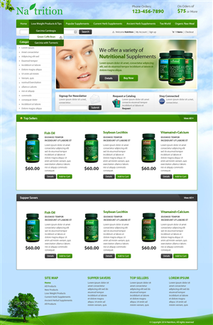 Web Design by OM for USA HPSON Pharmaceuticals Group LTD. | Design #4620025