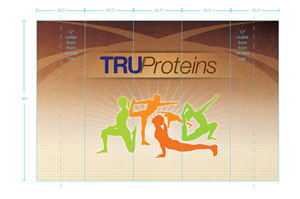 TRUProteins Expo Display | Vektor-Design von Jul-D