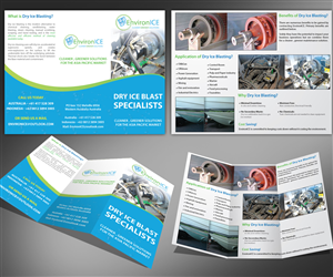 Dry ice blasting service provider needs a brochure to give to potential clients | Brochure Design by uniquedesign10