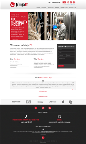 New Website for IT Services Business | Web-Design von Mayank Patel