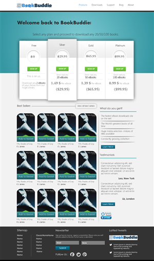 Landing Page Design by VangelTzo