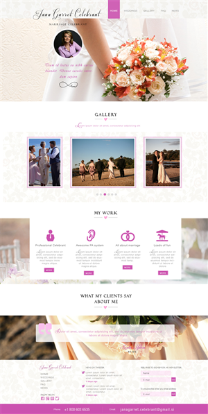 Web Design by zofijavrecko for this project | Design: #4376726