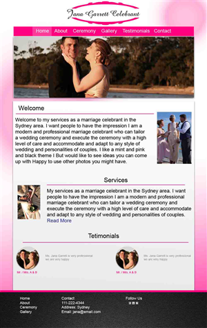 Web Design by Tokaa for this project | Design #4370471