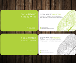 BUSINESS CARD SHONA TARANTO  | Business Card Design by Aaaron