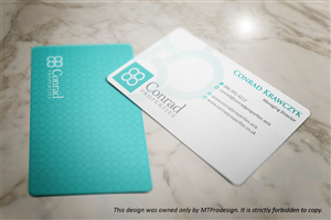 GUARANTEED: Design a modern & stylish business card for a new property agency - 'Conrad Properties'  | Business Card Design by MT