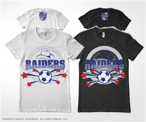 High School Soccer T-shirt | T-shirt Design by Athird Creatives