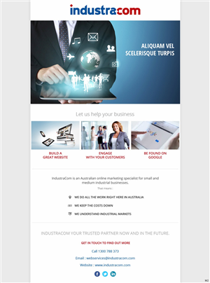 Newsletter Design by pb for this project | Design: #4349219