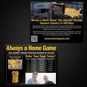 Postcard Design by Mon01 for Always a Home Game, LLC | Design: #4360018