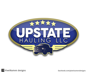 Upstate Hauling, LLC | Logo-Design von Noche designs