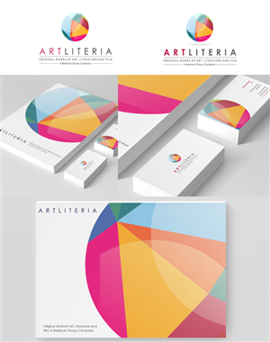 ArtLiteria - Original Works of Art, Literature and Film A Bedrock Group Company | Logo Design by Natasa_Radulovic