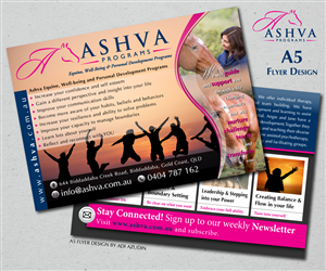 Equine Psychotherapy and personal development flyer design | Flyer Design by adiazudin