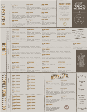 Menu Design by schk