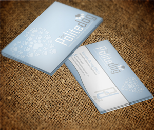 The Polite Dog - Dog Training Business Card Design | Business Card Design by MT