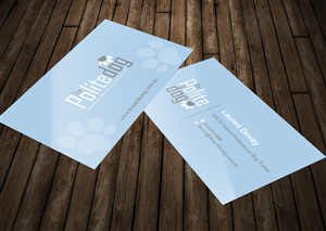 The Polite Dog - Dog Training Business Card Design | Business Card Design by Aaaron