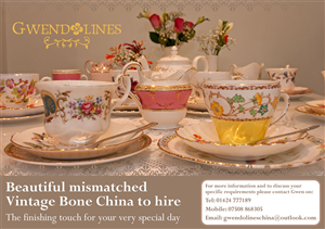 Gwendolines Vintage China Hire | Flyer Design by mcky//design