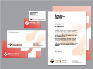 Stationery Design by Fumarol for Staying Alive Paramedical Services Pty Ltd | Design #206901