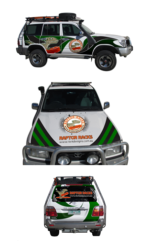 Custom car skin for RAPTOR RACKS, Off Road Designs 4wd recovery equipment | Schilder-Design von rdesign12