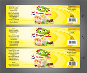 VIVA FOOD MAYONNAISE LABEL | Etikett-Design von Maestroto