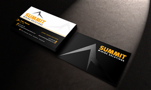 Summit Mining Solutions Business Card | Business Card Design by MT